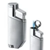 Visol Portofino Satin Silver Jet Flame Cigar Lighter -cigar lighter store visol portofino satin silver jet flame cigar lighter 56