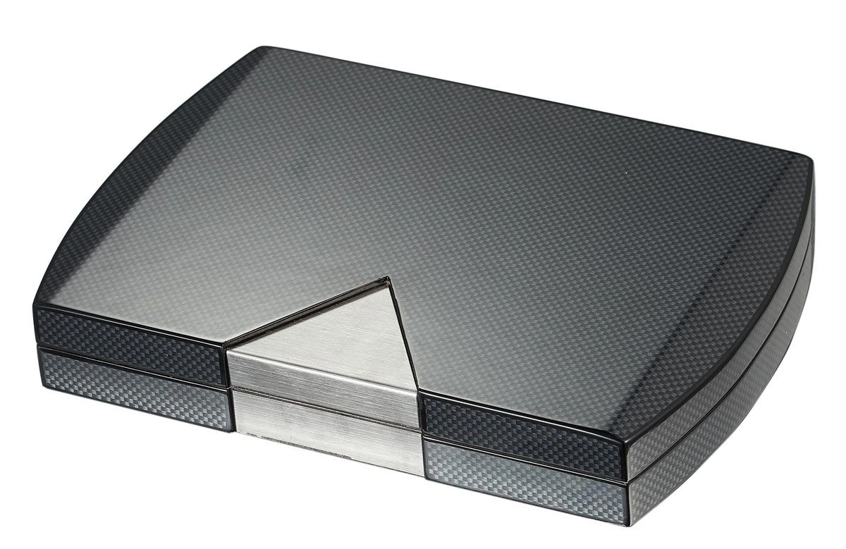 Visol Prosperio Carbon Fiber Cigar Humidor - Holds Up To 20 Cigars 3 Visol Prosperio Carbon Fiber Cigar Humidor - Holds Up To 20 Cigars