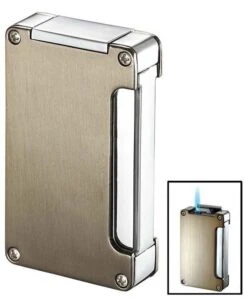 Visol Zidane Nickel Plated Personalized Cigar Lighter
