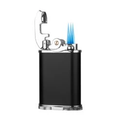 cigar lighter store -cigar lighter store visol retro triple flame cigar lighter black chrome 70