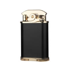 Visol Retro Triple Flame Cigar Lighter - Black & Gold -cigar lighter store visol retro triple flame cigar lighter black gold 77