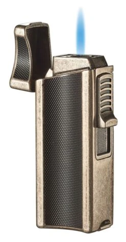 Visol Ridge Antique Single Flame Torch Lighter With Cigar Rest- VLR405802-Ridge-ANT -cigar lighter store visol ridge antique single flame torch lighter with cigar rest vlr405802 ridge ant 127