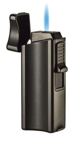 Visol Ridge Black Single Flame Torch Lighter With Cigar Rest 11 Visol Ridge Black Single Flame Torch Lighter With Cigar Rest -cigar lighter store visol ridge black single flame torch lighter with cigar rest 129