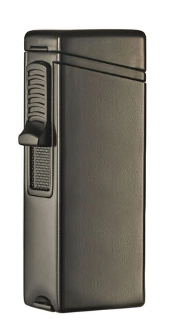 Visol Ridge Black Single Flame Torch Lighter With Cigar Rest