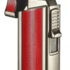 Visol Ridge Red Single Flame Torch Lighter With Cigar Rest -cigar lighter store visol ridge red single flame torch lighter with cigar rest 27