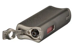 Visol Tiger Double Flame Cigar Lighter - Gunmetal -cigar lighter store visol tiger double flame cigar lighter black 152