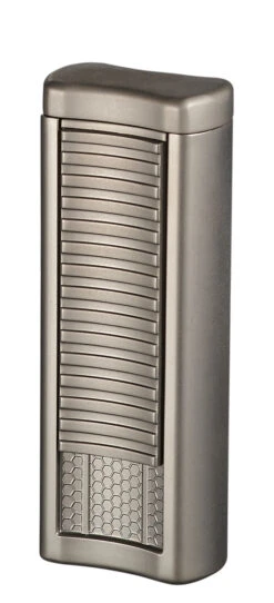 Visol Tiger Double Flame Cigar Lighter - Gunmetal -cigar lighter store visol tiger double flame cigar lighter black 156