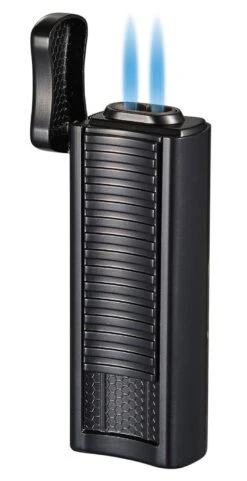 Visol Tiger Double Flame Cigar Lighter - Black 8 Visol Tiger Double Flame Cigar Lighter - Black -cigar lighter store visol tiger double flame cigar lighter black 161