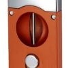 Caseti Wedge V Cigar Cutter - Burnt Orange