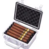 Visol Rider Hard WhitePlastic Travel Humidor - 15 Cigars -cigar lighter store visol white rider hard plastic travel humidor 15 cigars 53
