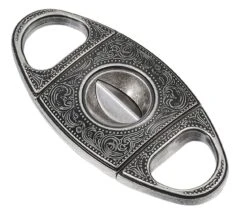 Visol Wild West V Antique Silver Wedge Cigar Cutter