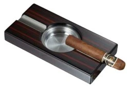 Visol Windsor Ebony Macassar Wooden Cigar Ashtray