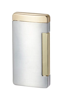 Visol Panther Single Flat Flame Silver Cigar Lighter -cigar lighter store vlr406602 panther sl 51