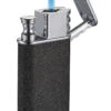 Visol Nutech Single Torch And Traditional Flame Lighter - Black Crackle -cigar lighter store vlr407201 1nutec bk 13