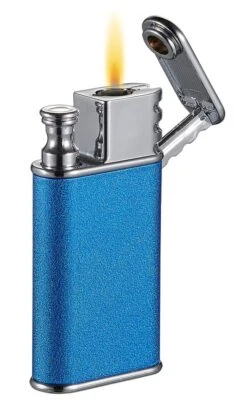Visol Nutech Single Torch And Traditional Flame Lighter - Matte Blue -cigar lighter store vlr407202 nutec bu 39