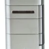 Xikar Allume Single Jet Silver Satin Cigar Lighter -cigar lighter store xikar allume single jet silver lighter 34