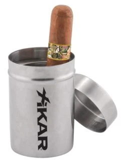 Xikar Portable Cigar Ash Can With Spiral Cigar Rest