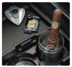 Xikar Portable Cigar Ash Can With Spiral Cigar Rest -cigar lighter store xikar portable cigar ash can 119