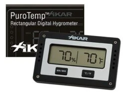 Xikar Rectangular Digital Hygrometer