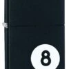 Zippo 8 Ball Black Matte Lighter -cigar lighter store zippo 8 ball black matte lighter 47