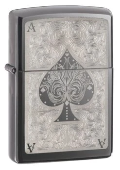 Zippo Ace Filigree Black Ice Lighter