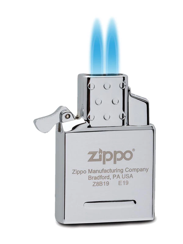 Zippo Black Matte Lighter With Double Torch Lighter Insert 5 Zippo Black Matte Lighter With Double Torch Lighter Insert - Image 3