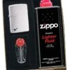 Zippo Brushed Chrome Pipe Lighter Gift Kit - Ships By Ground Only -cigar lighter store zippo brushed chrome pipe lighter gift kit 42