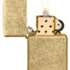 Zippo Classic Tumbled Brass Lighter 1 Zippo Classic Tumbled Brass Lighter -cigar lighter store zippo classic tumbled brass lighter 10