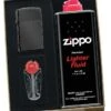 Zippo Ebony Slim Lighter Gift Kit - Ships By Ground Only