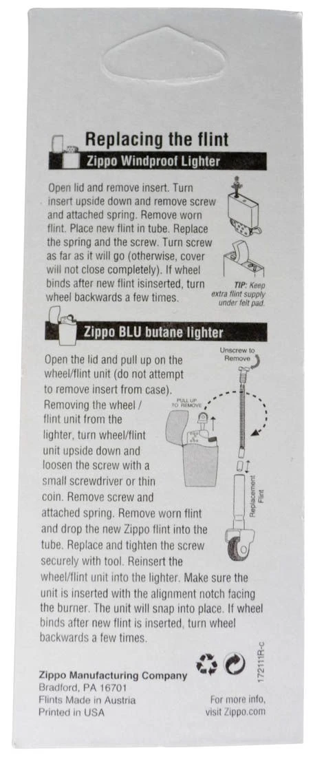 Zippo Flint Dispensers 3 Zippo Flint Dispensers