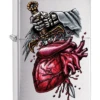 Zippo Goth Sword In The Heart - Brushed Chrome Lighter -cigar lighter store zippo goth sword in the heart brushed chrome lighter 41