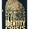 Zippo Identity Crisis Black Matte Lighter -cigar lighter store zippo identity crisis black matte lighter 44