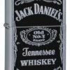 Zippo Jack Daniel's Old No. 7 Label Street Chrome Lighter -cigar lighter store zippo jack daniel s old no 7 label street chrome lighter 42