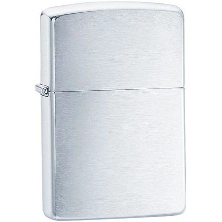 Zippo Lighter - Brushed Chrome Personalized With Free Engraving 6 Zippo Lighter - Brushed Chrome Personalized With Free Engraving - Image 4
