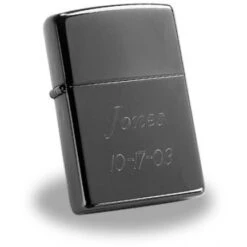 Zippo Lighter Gift Set With Black Ice - Ships By Ground Only