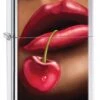 Zippo Lips And Cherries 2 High Polish Chrome Windproof Lighter -cigar lighter store zippo lips and cherries 2 high polish chrome windproof lighter 62