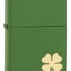 Zippo Shamrock Moss Green Matte Lighter -cigar lighter store zippo shamrock moss green matte lighter 41