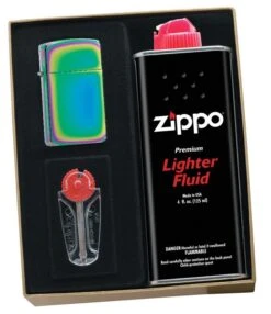 Zippo Spectrum Slim Lighter Gift Kit - Ships By Ground Only