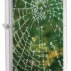 Zippo Spider Web Rain Drops Brushed Chrome Lighter 1 Zippo Spider Web Rain Drops Brushed Chrome Lighter -cigar lighter store zippo spider web rain drops brushed chrome lighter 47