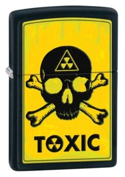 Zippo Toxic Black Matte Lighter