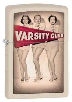 Zippo Varsity Club Cream Matte Lighter