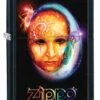Zippo Venetian Mask Black Matte Windproof Lighter -cigar lighter store zippo venetian mask black matte windproof lighter 62