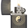Zippo Yin & Yang Laser Engraved On Black Matte Lighter -cigar lighter store zippo yin yang laser engraved on black matte lighter 44